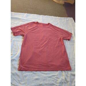 Rhone Reign Short Sleeve T Shirt Sz XL Pink Red Athletic